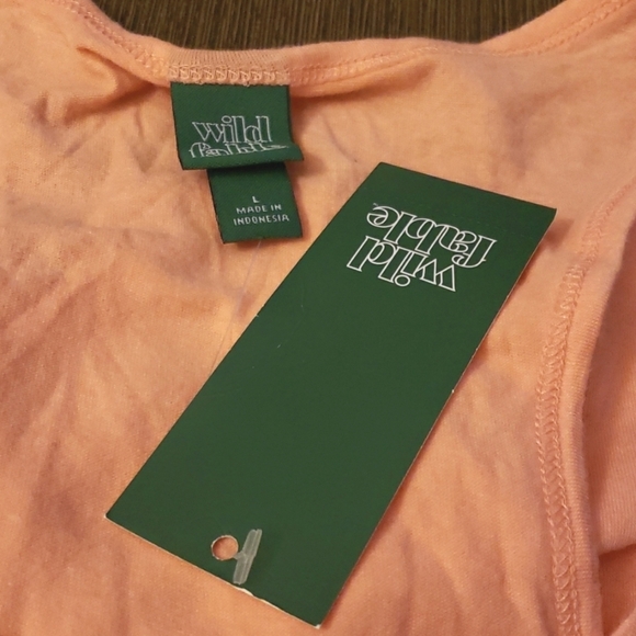 Wild Fable Relaxed Cropped T-Back Tank Top in Retro Pink Size L - Picture 6 of 7